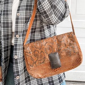 Vintage Snakeskin Minibag